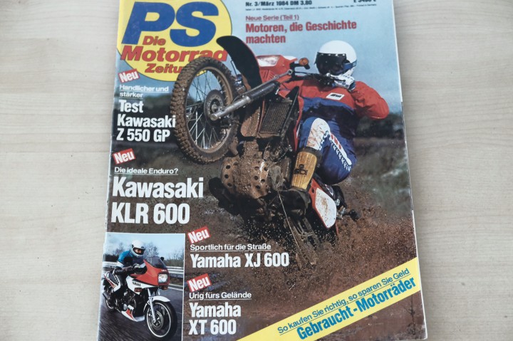 Deckblatt PS Sport Motorrad (03/1984)